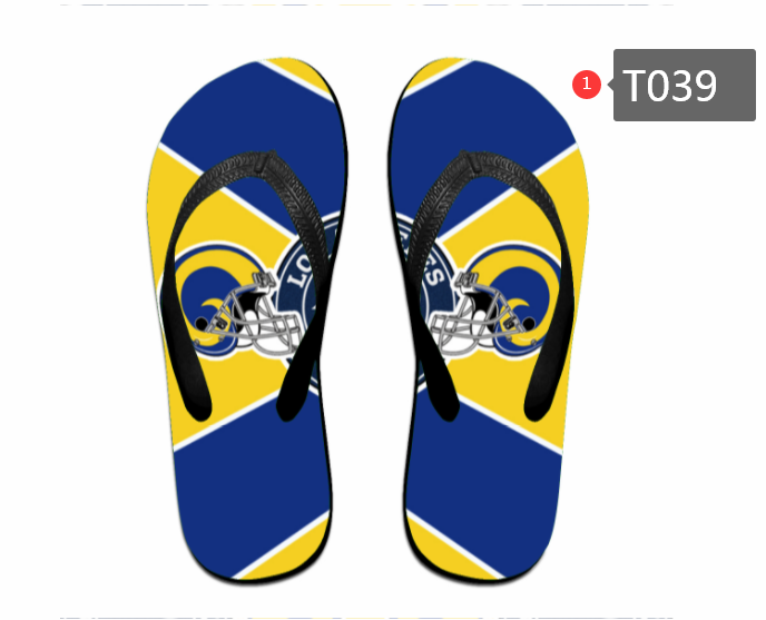 All Sizes Los Angeles Rams Flip Flops T039(Pls check description for details) All Sizes Los Angeles Rams Flip Flops T039(Pls check description for details)